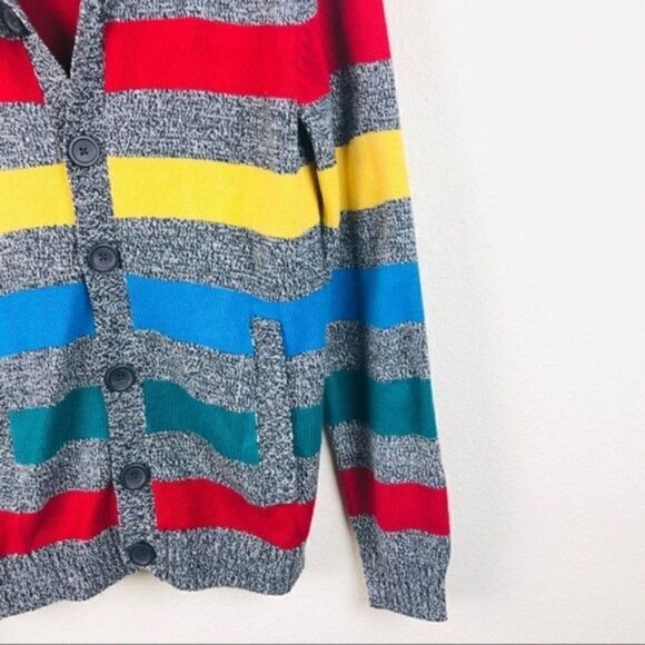 EUC H&M Divided Multicolor Striped Sweater Small - Picture 3 of 5